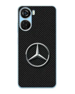 Чехол для ZTE V40 Design с картинкой «Карбоновый Mercedes стиль» Чехол для ZTE V40 Design с картинкой «Карбоновый Mercedes стиль»