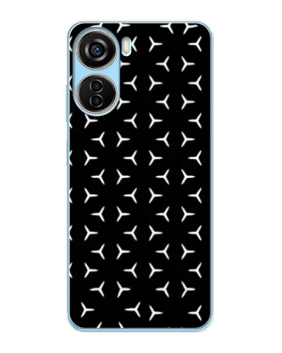 Чехол для ZTE V40 Design с картинкой «Mercedes паттерн звезд» Чехол для ZTE V40 Design с картинкой «Mercedes паттерн звезд»