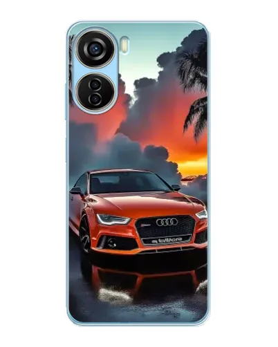 Чехол для ZTE V40 Design с картинкой «Audi — закат» Чехол для ZTE V40 Design с картинкой «Audi — закат»