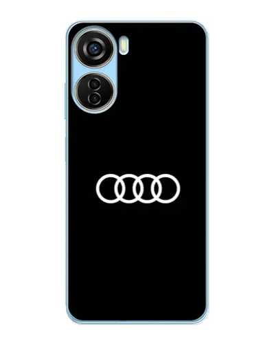 Чехол для ZTE V40 Design с картинкой «Audi White Logo» Чехол для ZTE V40 Design с картинкой «Audi White Logo»