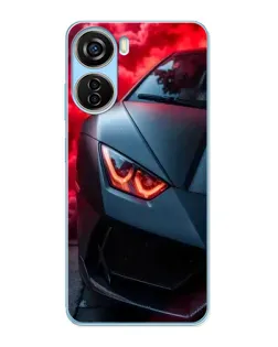 Чехол для ZTE V40 Design с картинкой «Lamborghini красное сияние» Чехол для ZTE V40 Design с картинкой «Lamborghini красное сияние»