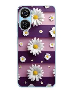 Чохол для ZTE V40 Design з картинкою «Ромашки на фіолетовому» Чохол для ZTE V40 Design з картинкою «Ромашки на фіолетовому»