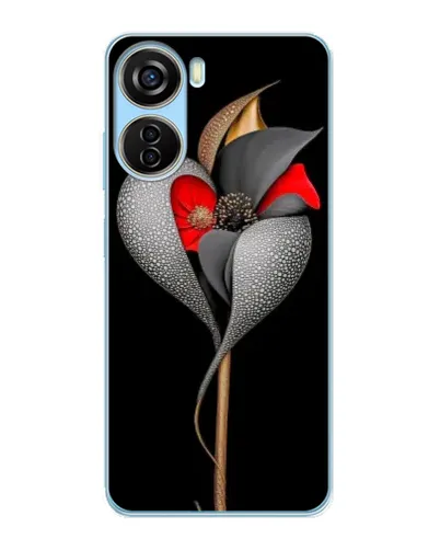 Чохол для ZTE V40 Design з картинкою «Срібна фантазійна квітка» Чохол для ZTE V40 Design з картинкою «Срібна фантазійна квітка»