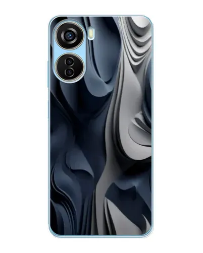 Чохол для ZTE V40 Design з картинкою «Об'ємні сині складки» Чохол для ZTE V40 Design з картинкою «Об'ємні сині складки»