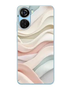 Чехол для ZTE V40 Design с картинкой «Пастельные нежные волны» Чехол для ZTE V40 Design с картинкой «Пастельные нежные волны»