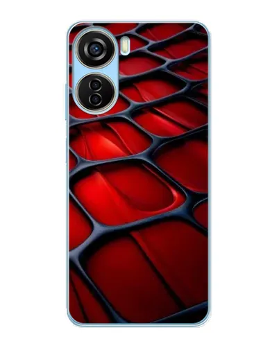 Чохол для ZTE V40 Design з картинкою «Червона глянцева сітка» Чохол для ZTE V40 Design з картинкою «Червона глянцева сітка»