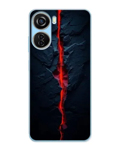 Чохол для ZTE V40 Design з картинкою «Червона лавова тріщина» Чохол для ZTE V40 Design з картинкою «Червона лавова тріщина»