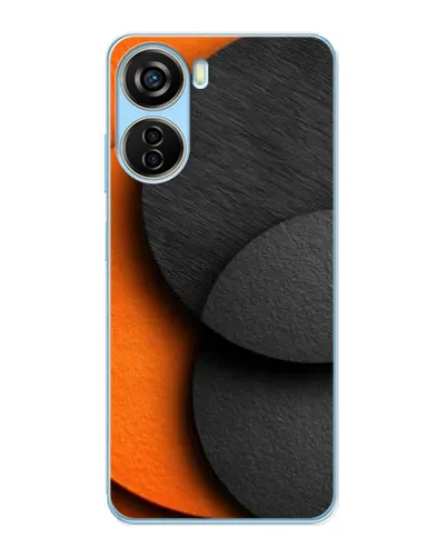 Чохол для ZTE V40 Design з картинкою «Геометрія помаранчевих кіл» Чохол для ZTE V40 Design з картинкою «Геометрія помаранчевих кіл»