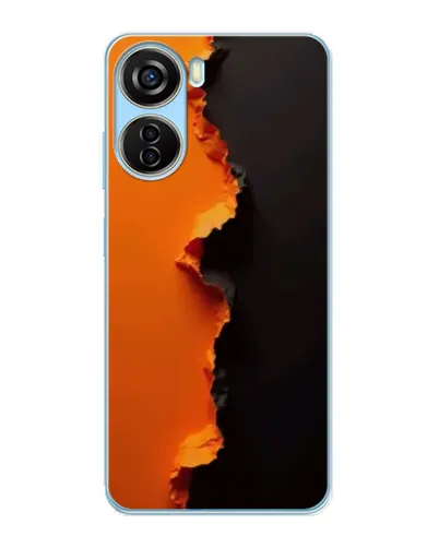 Чохол для ZTE V40 Design з картинкою «Помаранчевий розлом» Чохол для ZTE V40 Design з картинкою «Помаранчевий розлом»