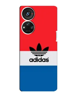 Чохол для ZTE Blade V40s з картинкою «Ретро блоки Adidas»