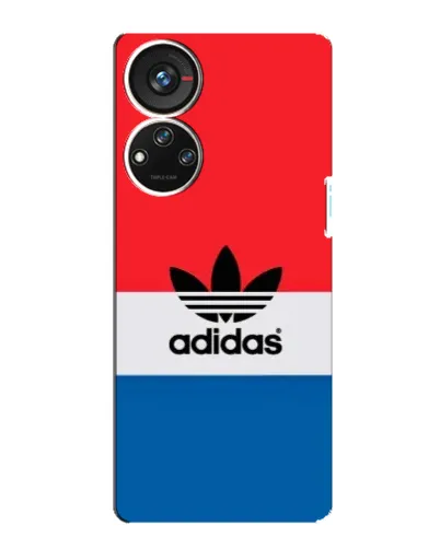 Чехол для ZTE Blade V40s с картинкой «Ретро блоки Adidas»