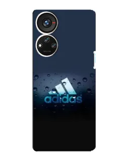 Чохол для ZTE Blade V40s з картинкою «Adidas Water Drops»