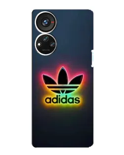 Чохол для ZTE Blade V40s з картинкою «Неоновий Adidas»