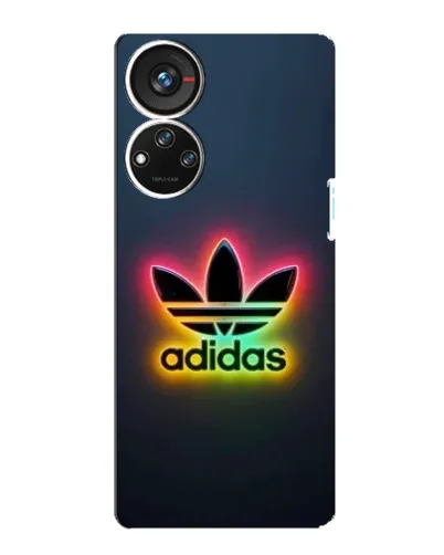 Чехол для ZTE Blade V40s с картинкой «Неоновый Adidas»