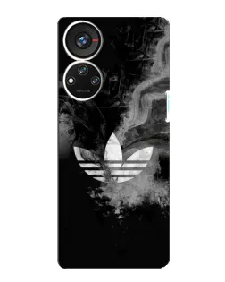 Чохол для ZTE Blade V40s з картинкою «Абстрактний дим Adidas»