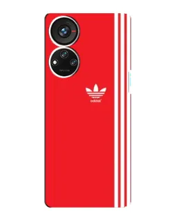Чохол для ZTE Blade V40s з картинкою «Червоний мінімалізм Adidas»