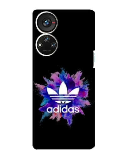 Чехол для ZTE Blade V40s с картинкой «Взрыв красок Adidas»