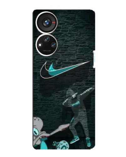 Чехол для ZTE Blade V40s с картинкой «Спортивный арт Nike»