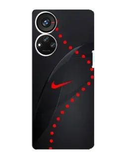 Чехол для ZTE Blade V40s с картинкой «Абстрактный дизайн Nike»