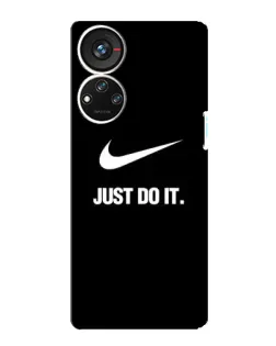 Чехол для ZTE Blade V40s с картинкой «Классический принт Nike»