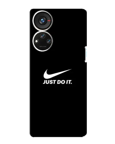 Чехол для ZTE Blade V40s с картинкой «Минимализм от Nike»