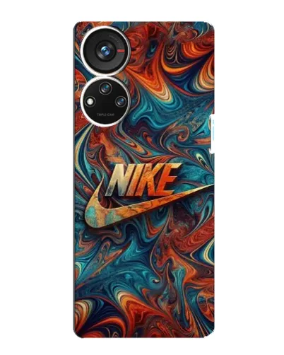 Чехол для ZTE Blade V40s с картинкой «Nike в абстракции»