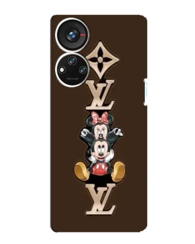 Чехол для ZTE Blade V40s с картинкой «LV и Микки Маус»