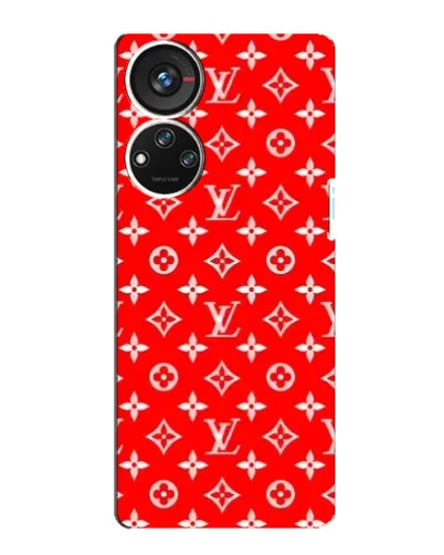 Чехол для ZTE Blade V40s с картинкой «Яркий паттерн LV»