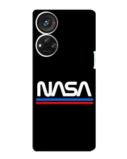 Чохол для ZTE Blade V40s з картинкою «NASA — класика Red Blue»