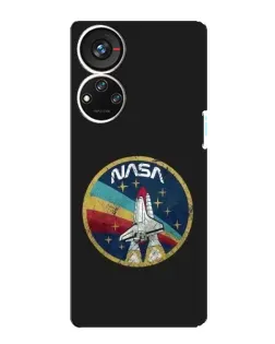 Чохол для ZTE Blade V40s з картинкою «NASA — емблема місії»