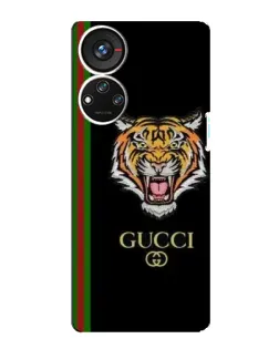 Чохол для ZTE Blade V40s з картинкою «Тигр Gucci»