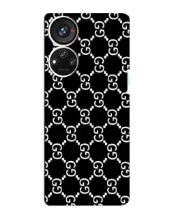 Чохол для ZTE Blade V40s з картинкою «Gucci — сітчастий паттерн»