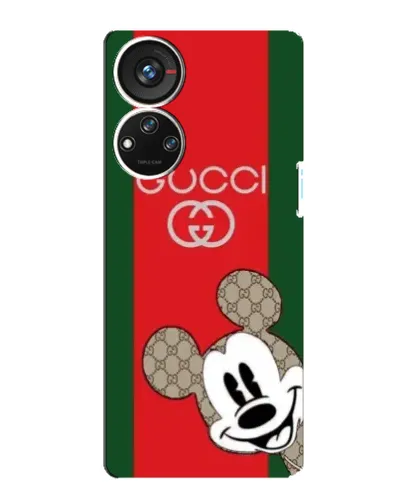 Чехол для ZTE Blade V40s с картинкой «Gucci — полосы и Микки» Чехол для ZTE Blade V40s с картинкой «Gucci — полосы и Микки»