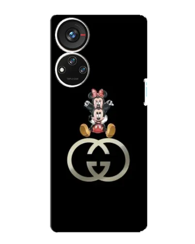 Чехол для ZTE Blade V40s с картинкой «Минни Маус на лого» Чехол для ZTE Blade V40s с картинкой «Минни Маус на лого»