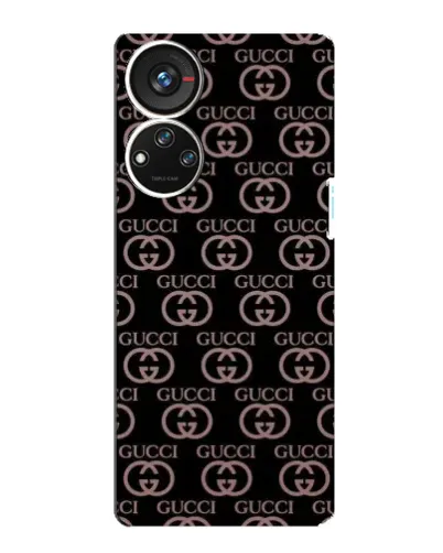 Чехол для ZTE Blade V40s с картинкой «Классическая монограмма Gucci» Чехол для ZTE Blade V40s с картинкой «Классическая монограмма Gucci»