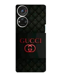 Чохол для ZTE Blade V40s з картинкою «Gucci — стьобаний чорний»