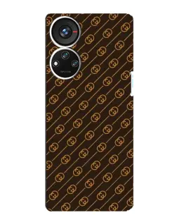 Чохол для ZTE Blade V40s з картинкою «Gucci — золоті діагоналі»