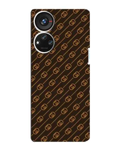 Чехол для ZTE Blade V40s с картинкой «Gucci — золотые диагонали» Чехол для ZTE Blade V40s с картинкой «Gucci — золотые диагонали»