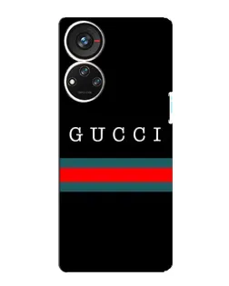 Чохол для ZTE Blade V40s з картинкою «Gucci — червоний пояс»