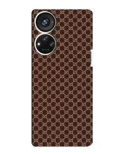 Чохол для ZTE Blade V40s з картинкою «Gucci — шоколадна сітка»