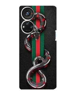 Чохол для ZTE Blade V40s з картинкою «Gucci — змія на смузі»