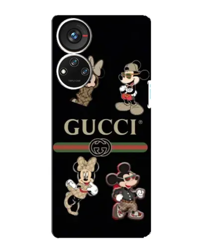 Чехол для ZTE Blade V40s с картинкой «Gucci — герои Disney и монограмма» Чехол для ZTE Blade V40s с картинкой «Gucci — герои Disney и монограмма»