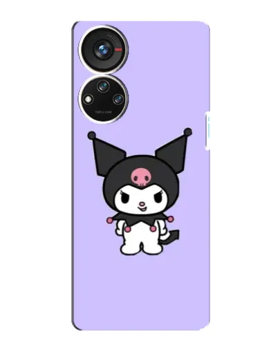 Чехол для ZTE Blade V40s с картинкой «Kuromi — нежный фиолетовый»