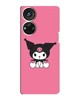 Чехол для ZTE Blade V40s с картинкой «Хмурая Kuromi»