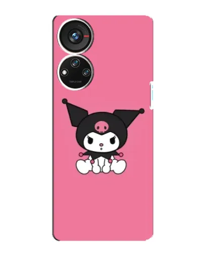 Чехол для ZTE Blade V40s с картинкой «Хмурая Kuromi»