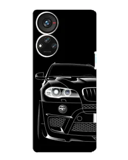 Чохол для ZTE Blade V40s з картинкою «Темний силует BMW»