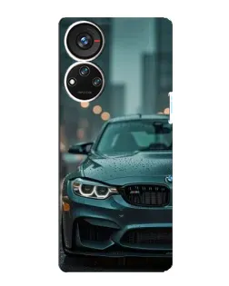 Чохол для ZTE Blade V40s з картинкою «BMW у вогнях міста»
