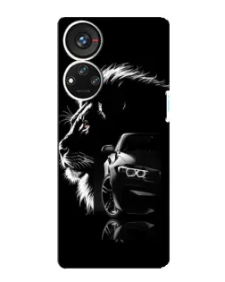 Чохол для ZTE Blade V40s з картинкою «BMW та лев»