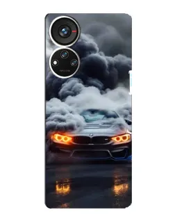 Чохол для ZTE Blade V40s з картинкою «BMW у диму»
