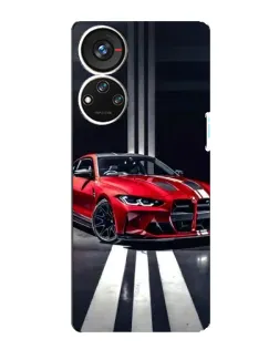Чохол для ZTE Blade V40s з картинкою «Червона BMW на дорозі»